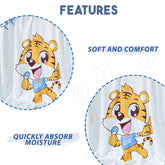 Baby Essential Multipurpose Blanket for Baby (Happy Tiger)